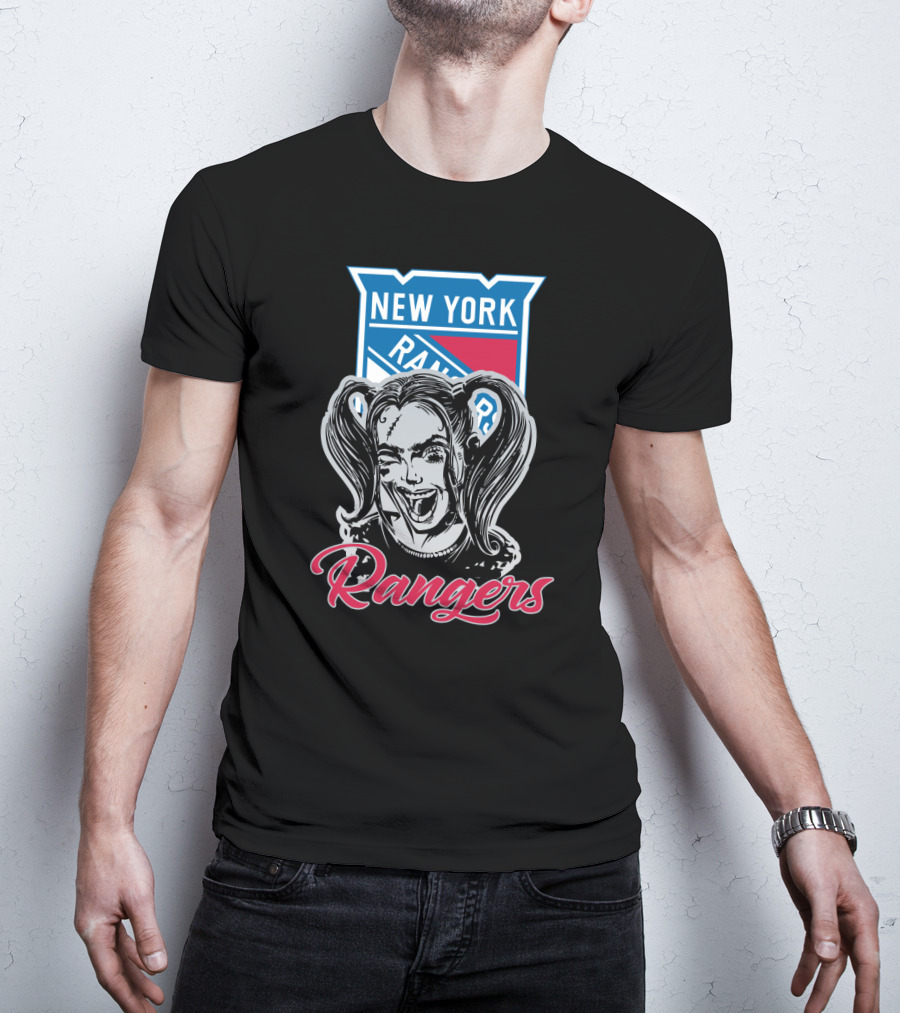 New York Rangers Harley Quinn Fans T-Shirt