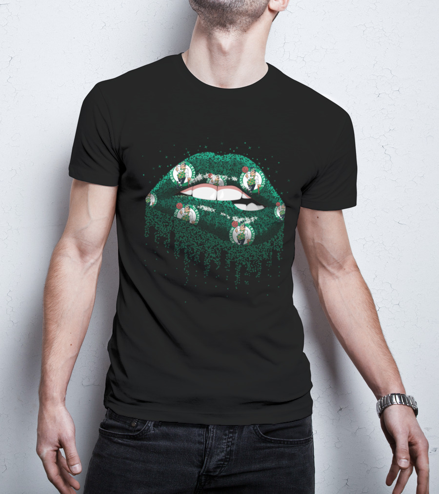 Boston Celtics Lips Fan Gear T-Shirt