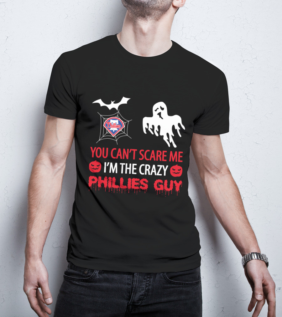 Philadelphia Phillies Halloween Crazy Phillies Guy T-Shirt