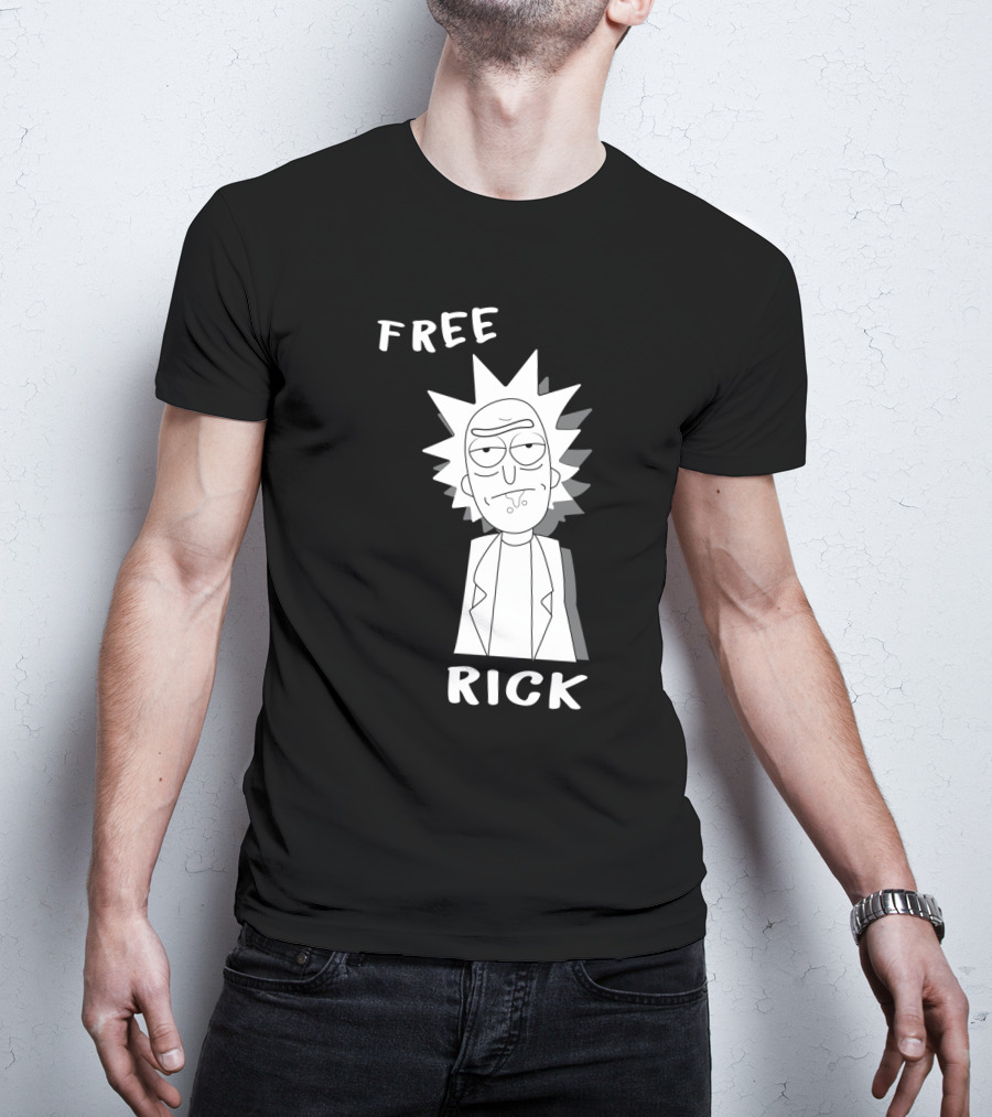 Rick And Morty Fans Unite For Free Rick Movement T-Shirt