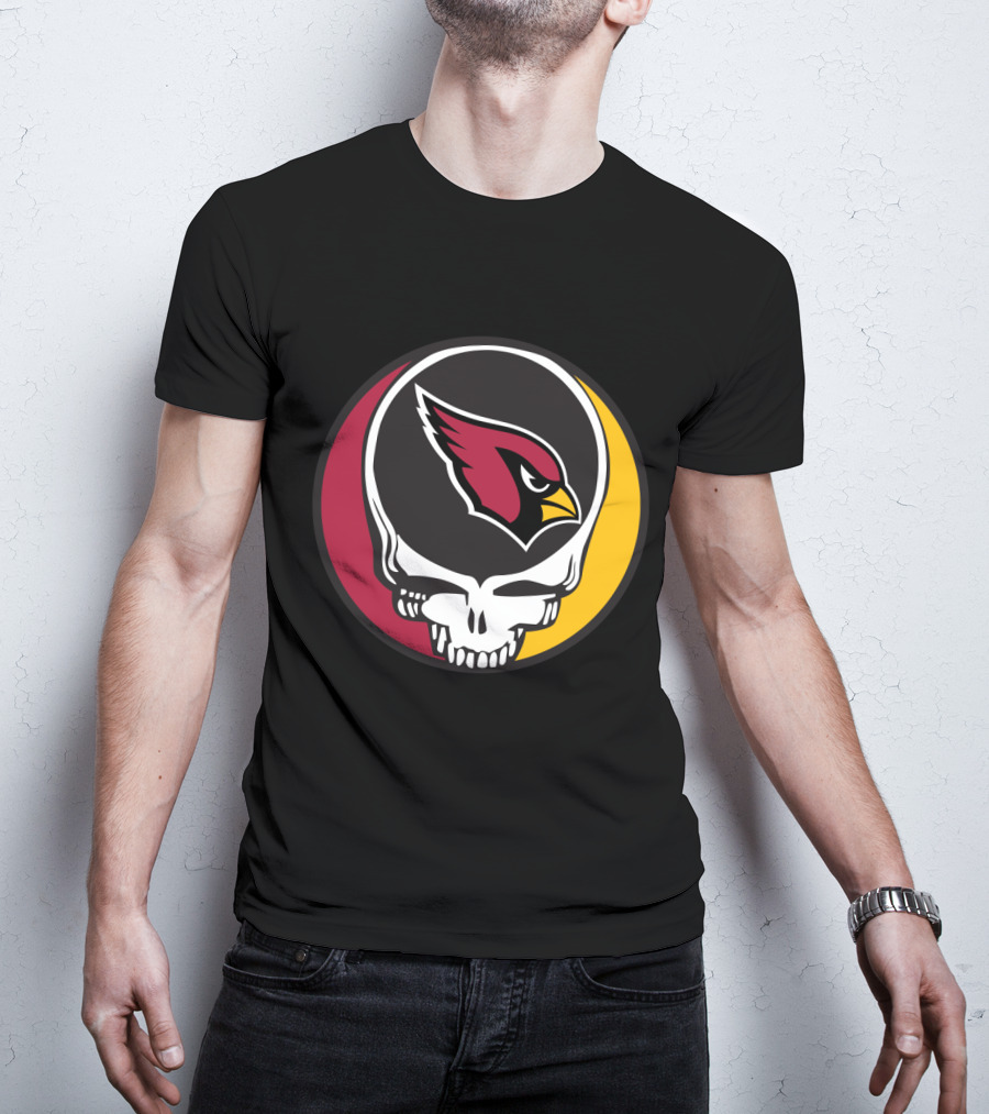 Grateful Dead Arizona Cardinals Skull T-Shirt