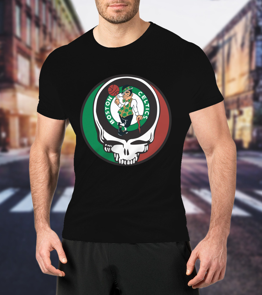 Boston Celtics Grateful Dead Collaboration T-Shirt