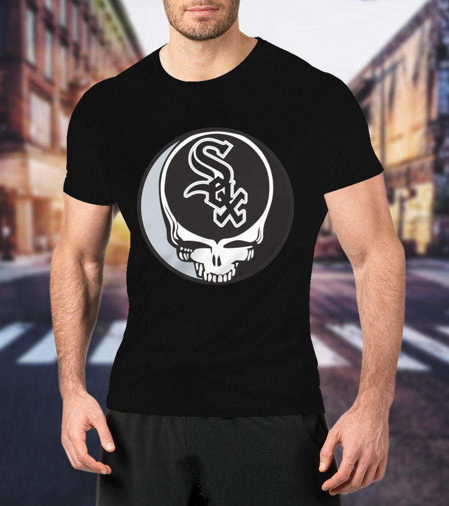 Grateful Dead Steal Your Face Chicago White Sox Fan Mashup T-Shirt