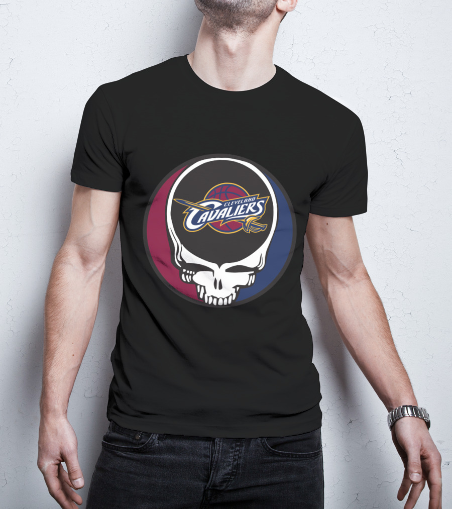 Cleveland Cavaliers Grateful Dead Skull T-Shirt