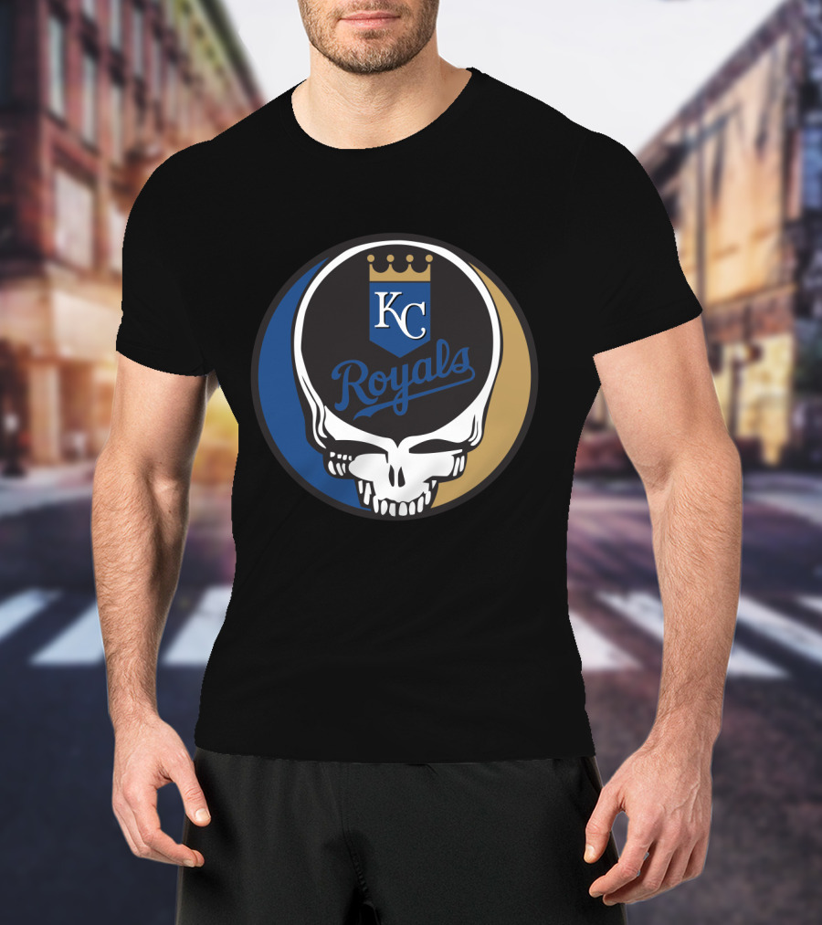 Kansas City Royals Grateful Dead Steal Your Face T-Shirt