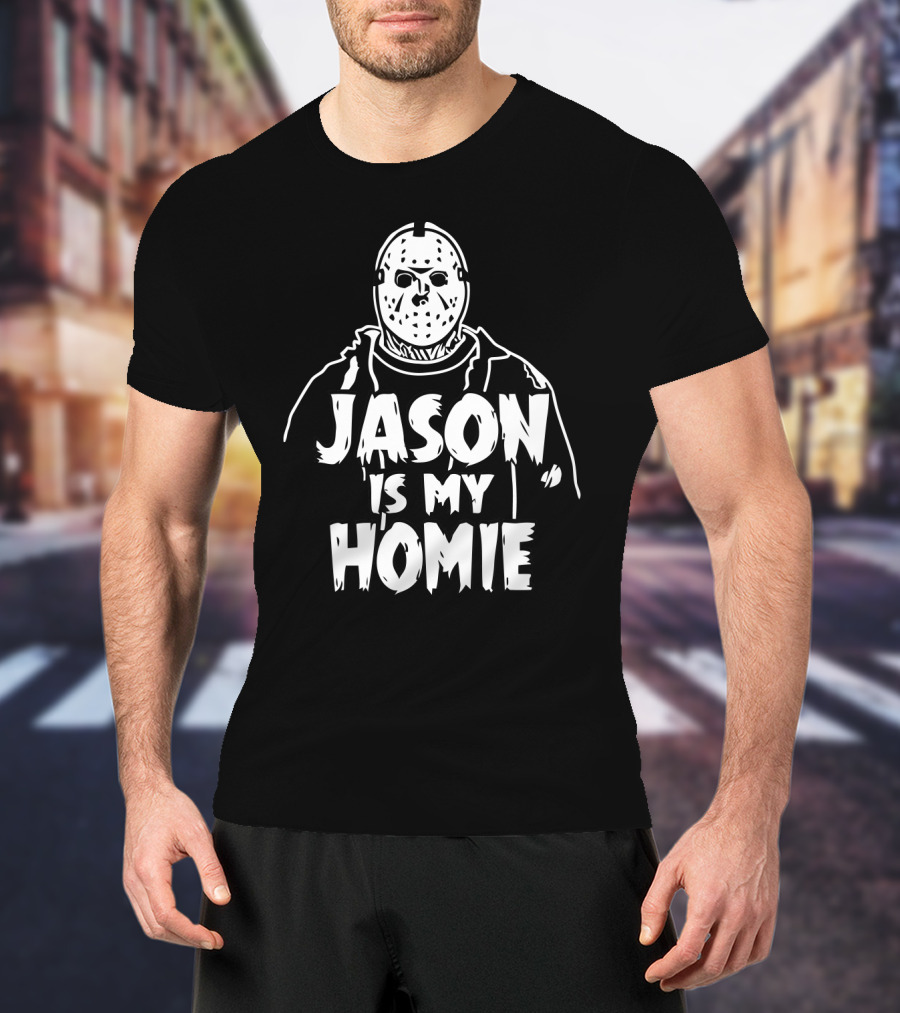 Jason Is My Homie Slasher Mask Hoodie T-Shirt