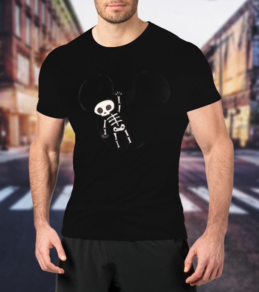 Skeleton Mickey Halloween T T-Shirt