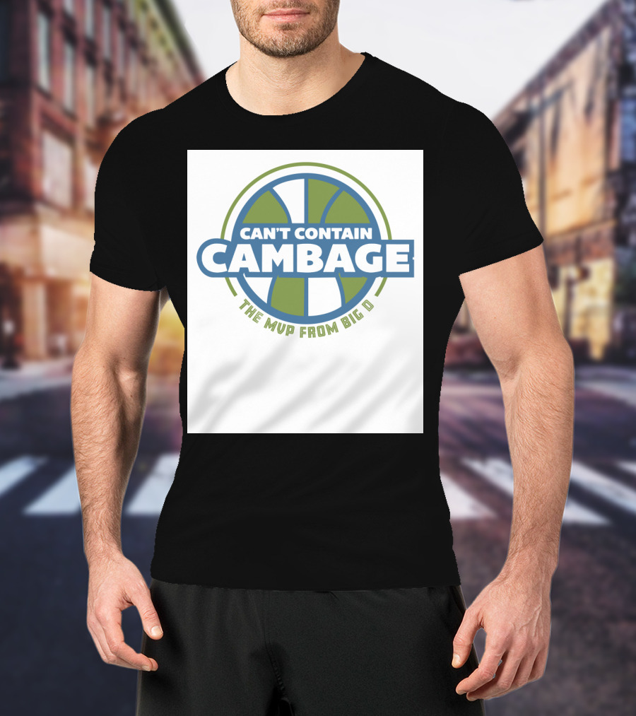Can't Contain Cambage The Mvp From Big D T-Shirt