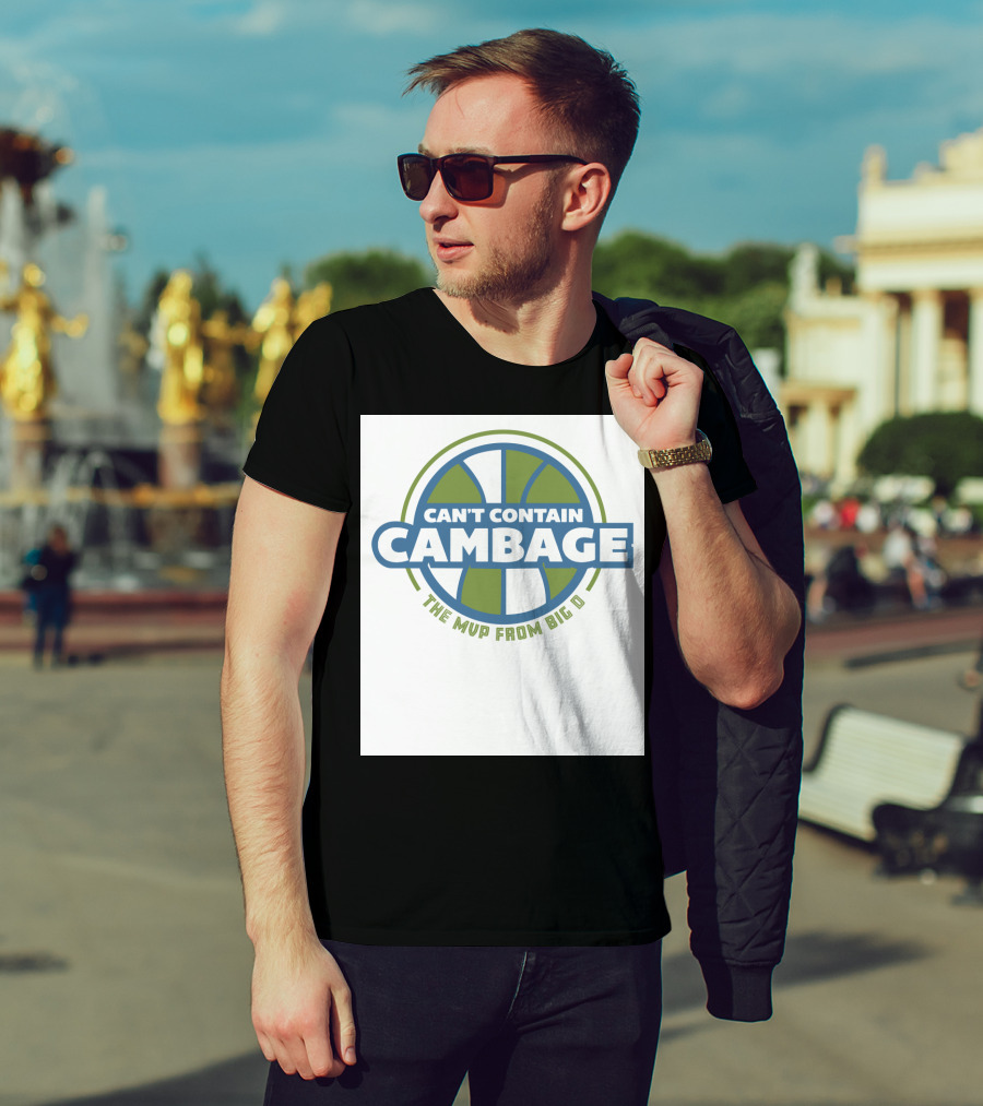 Can't Contain Cambage The Mvp From Big D T-Shirt