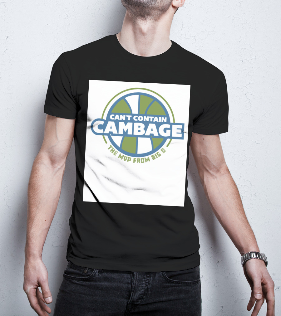 Can't Contain Cambage The Mvp From Big D T-Shirt