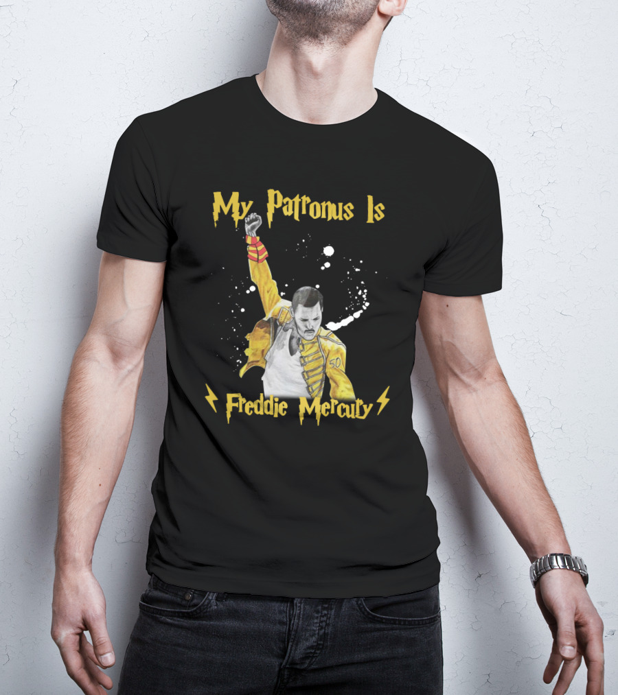 My Patronus Is Freddie Mercury Magic Lightning T-Shirt