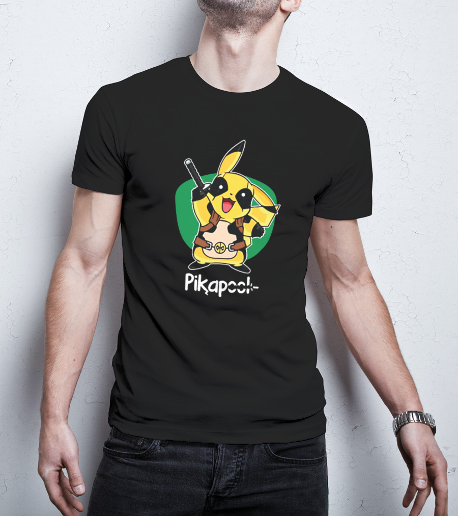 Pikapool Pikachu Deadpool Fusion T-Shirt