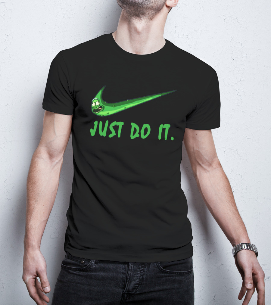 Just Do It Pickle Rick Nike T-Shirt