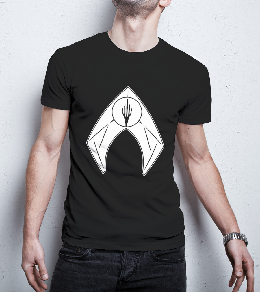 Aquaman Trident Symbol Superhero Icon T-Shirt