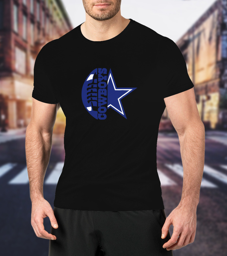 Dallas Cowboys Football Blue Star Logo Fan Merchandise T-Shirt