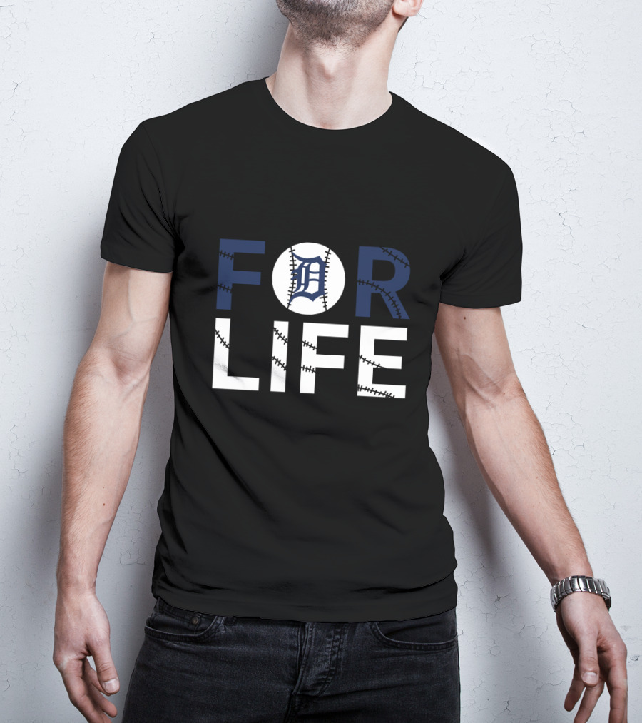 Detroit Tigers Baseball Fanatic For Life T-Shirt