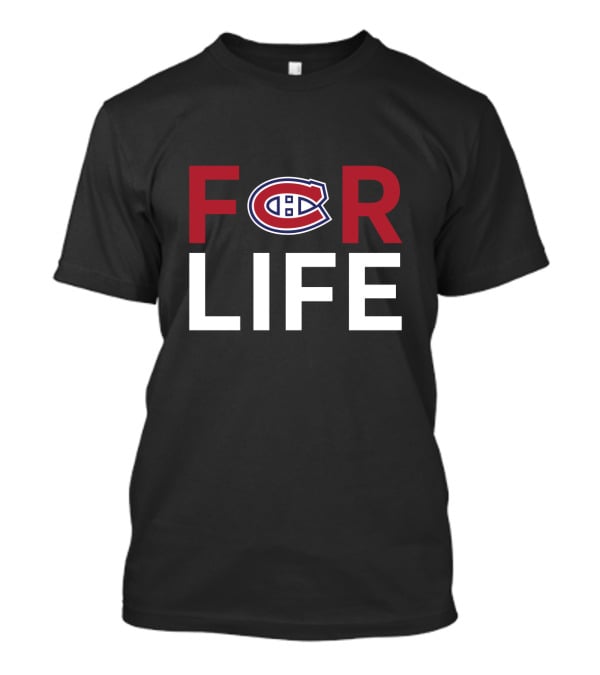 Montreal Canadiens Fans For Life With Iconic Team T-Shirt