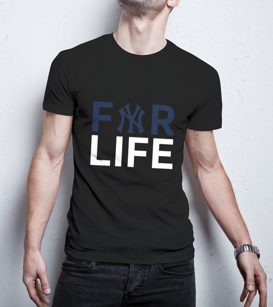 New York Yankees Fans For Life With Iconic Team T-Shirt