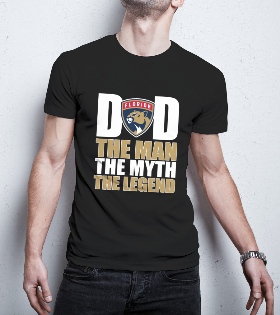 Florida Panthers Dad The Man The Myth The Legend T-Shirt