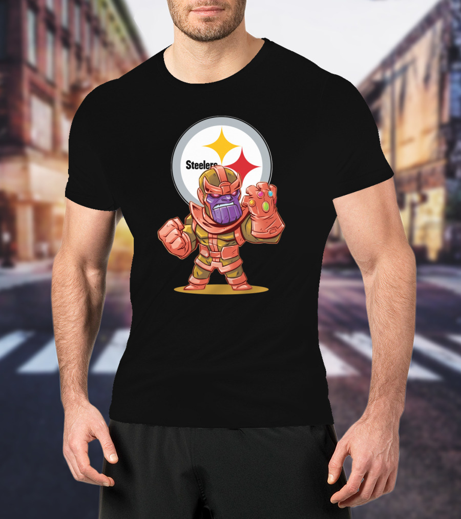 Thanos Steelers Superfan Fusion T-Shirt