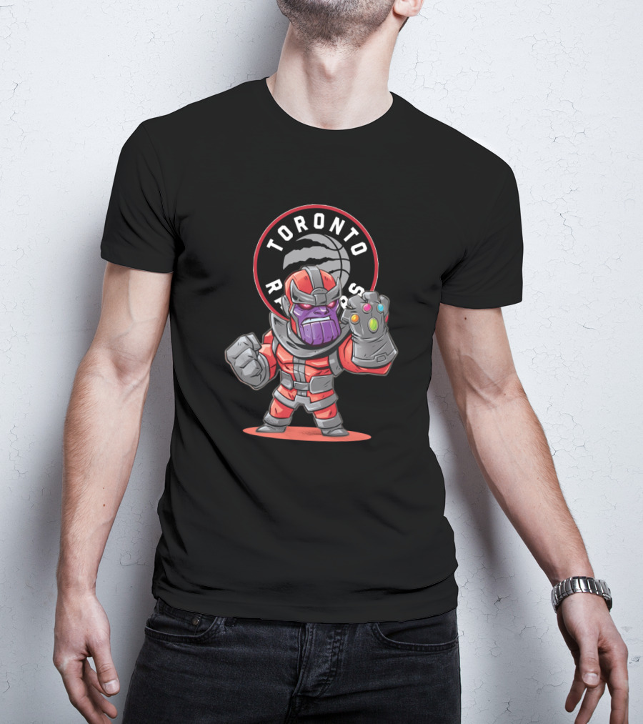Toronto Raptors Thanos Infinity Gauntlet Crossover T-Shirt