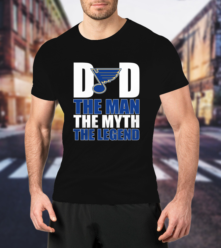 Dad St. Louis Blues The Man The Myth The Legend T-Shirt