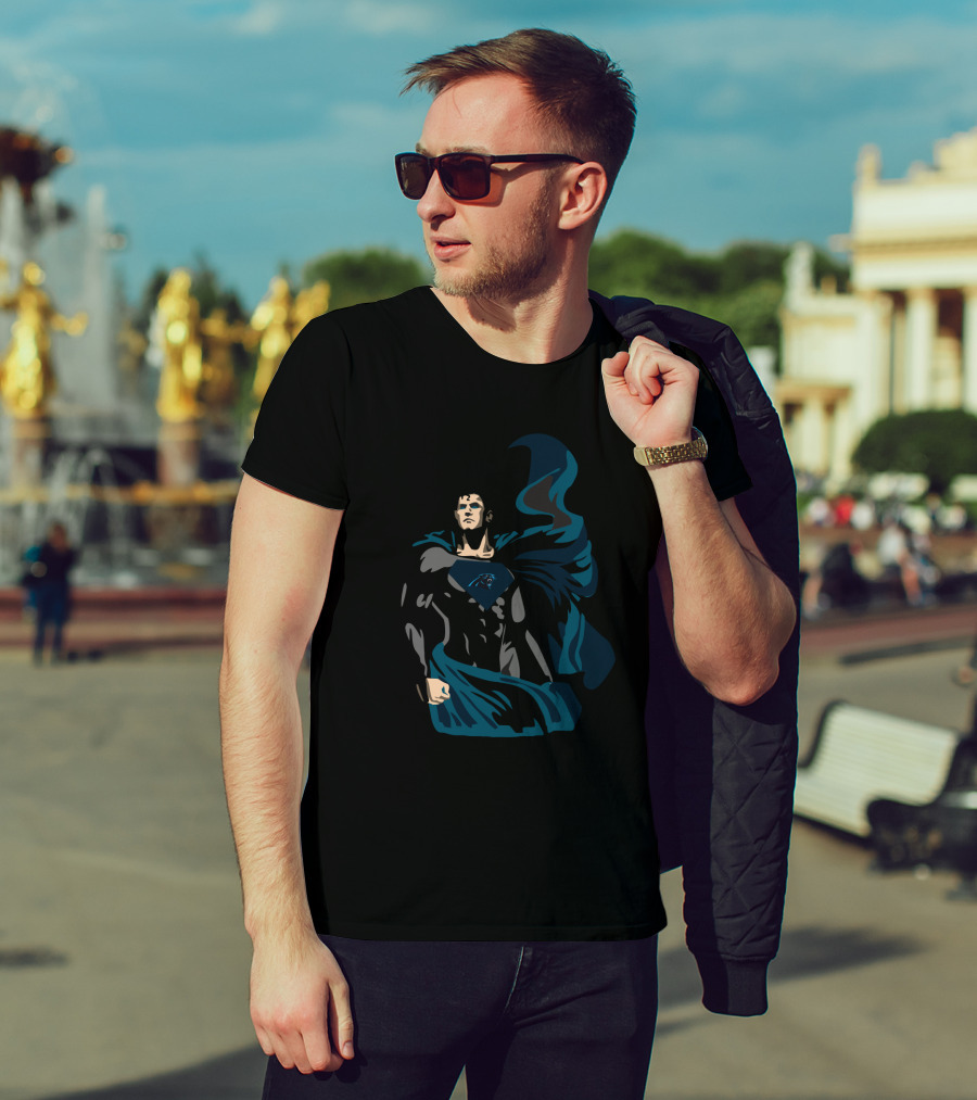 Superman Carolina Panthers Fans Heroic T-Shirt