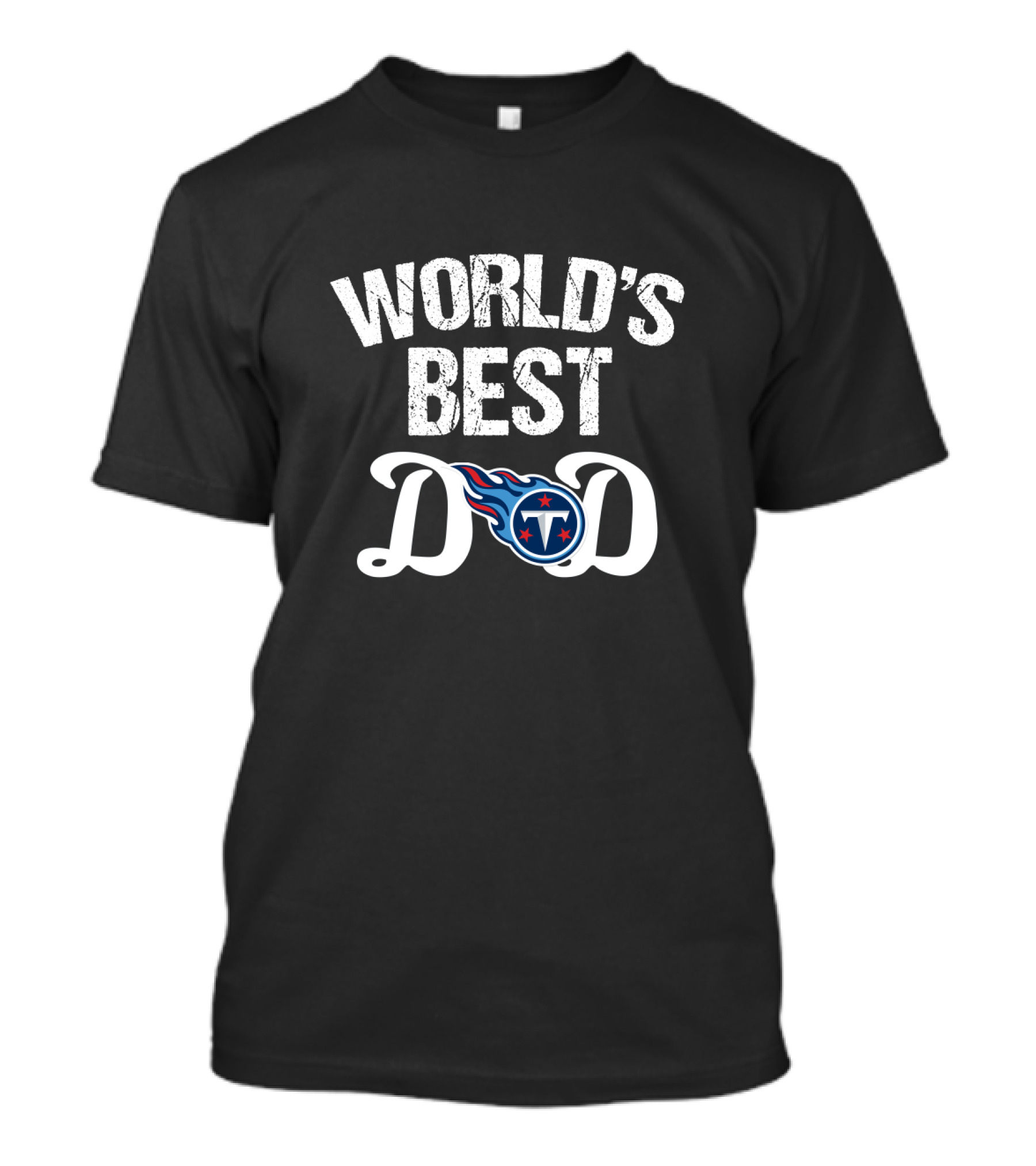 World's Best Tennessee Titans Dad T-Shirt