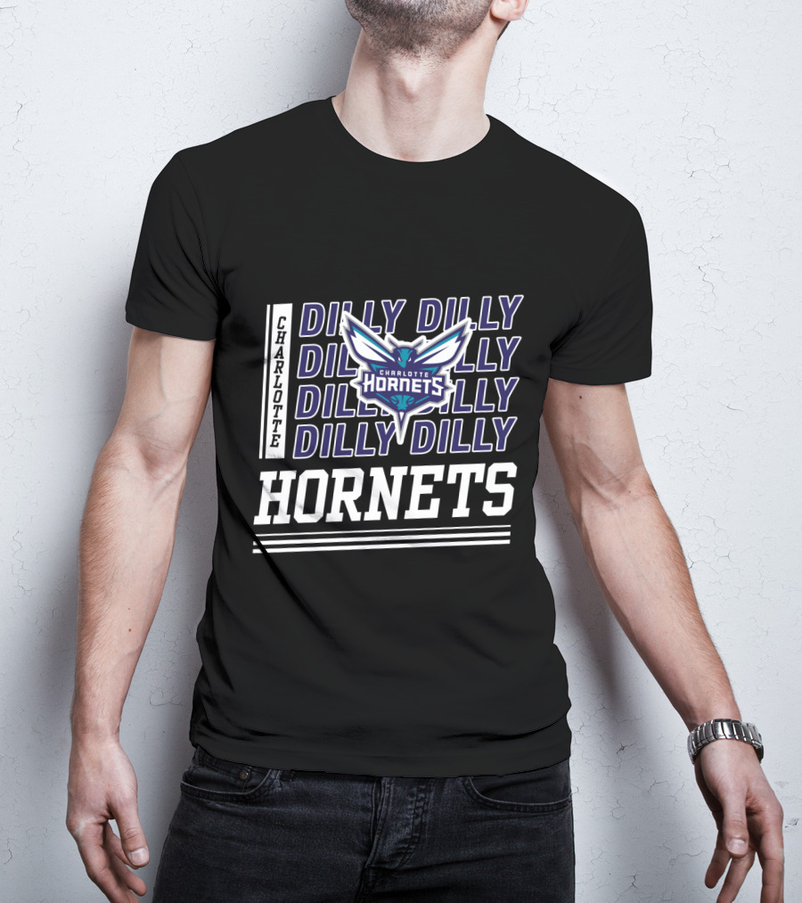 Charlotte Hornets Logo Dilly Dilly Bud Light Fan T-Shirt