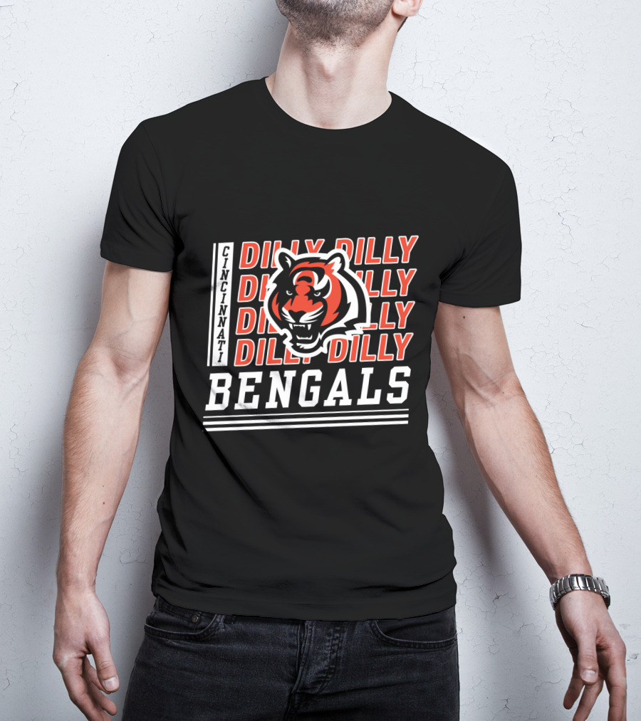 Cincinnati Bengals Dilly Dilly Tiger T-Shirt