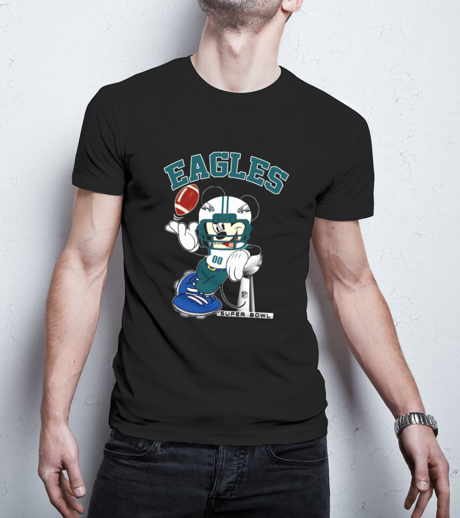 Eagles Mickey Nfl Super Bowl Football Philadelphia T-Shirt