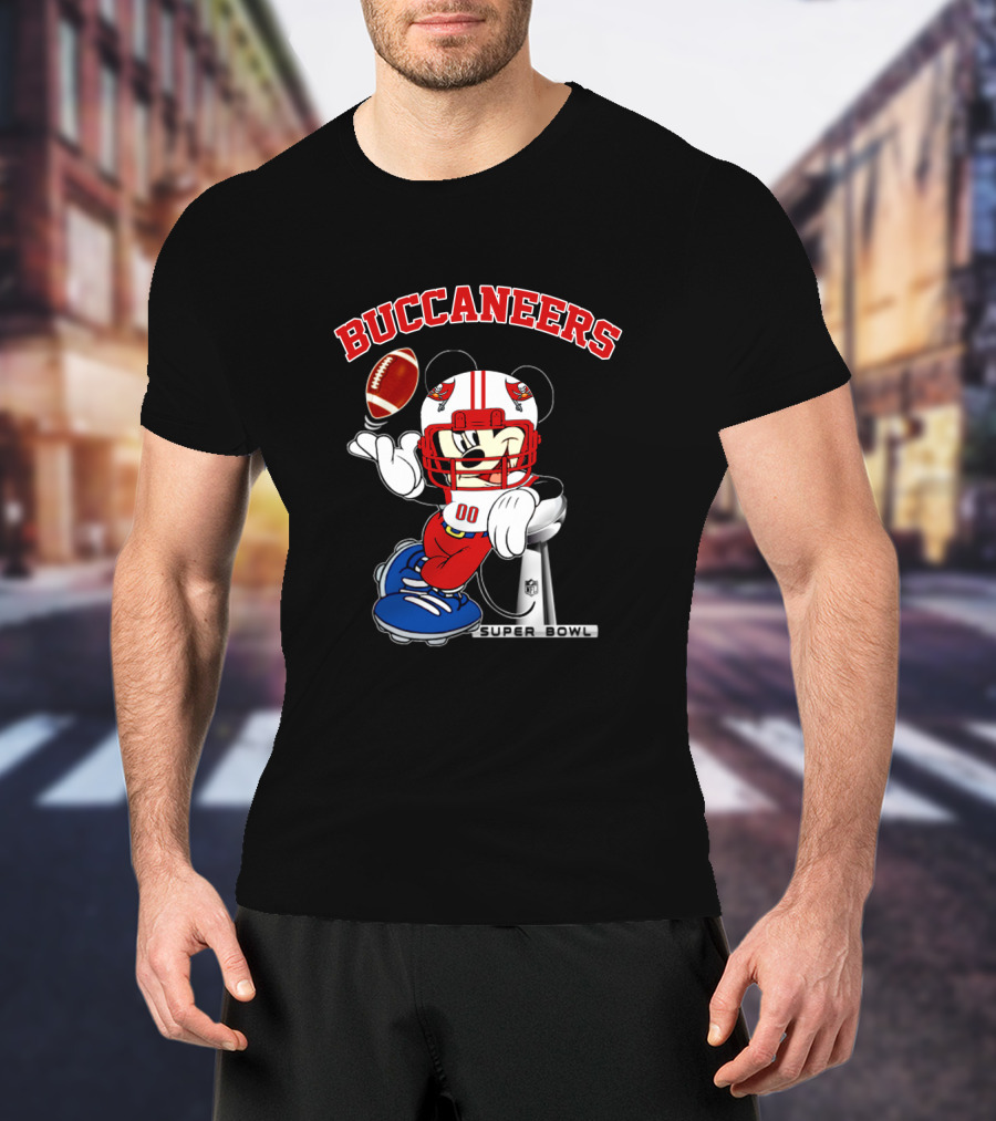 Buccaneers Mickey Super Bowl Nfl Football T-Shirt