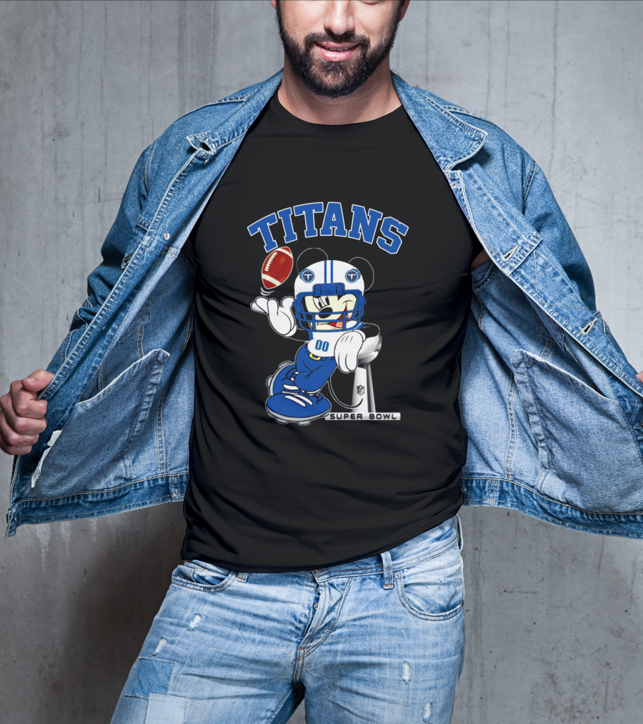 Titans Mickey Nfl Super Bowl T-Shirt