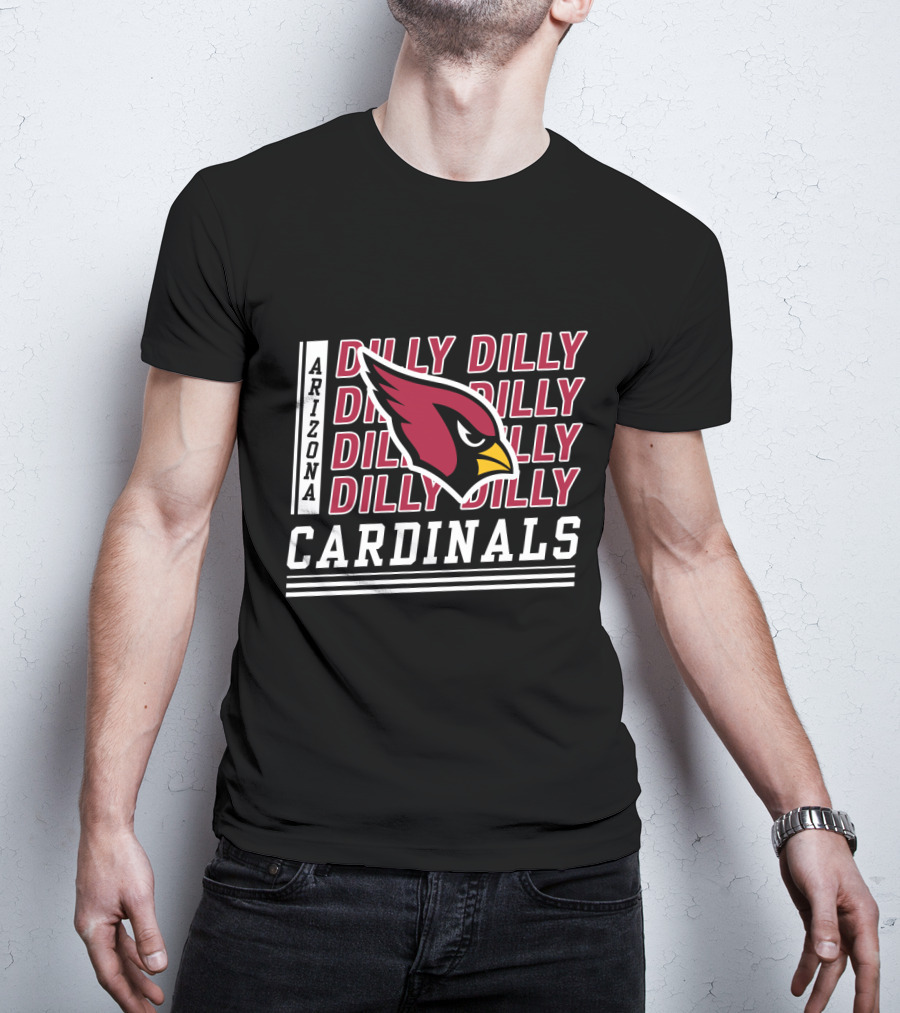 Arizona Cardinals Dilly Dilly Logo With Bud Light Collaboration T-Shirt