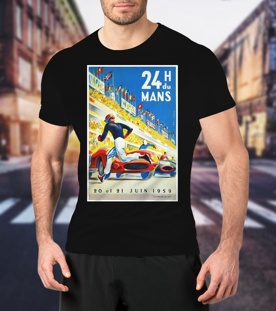 24 Heures Du Mans 20 Et 21 Juin 1959 Racing Event T-Shirt