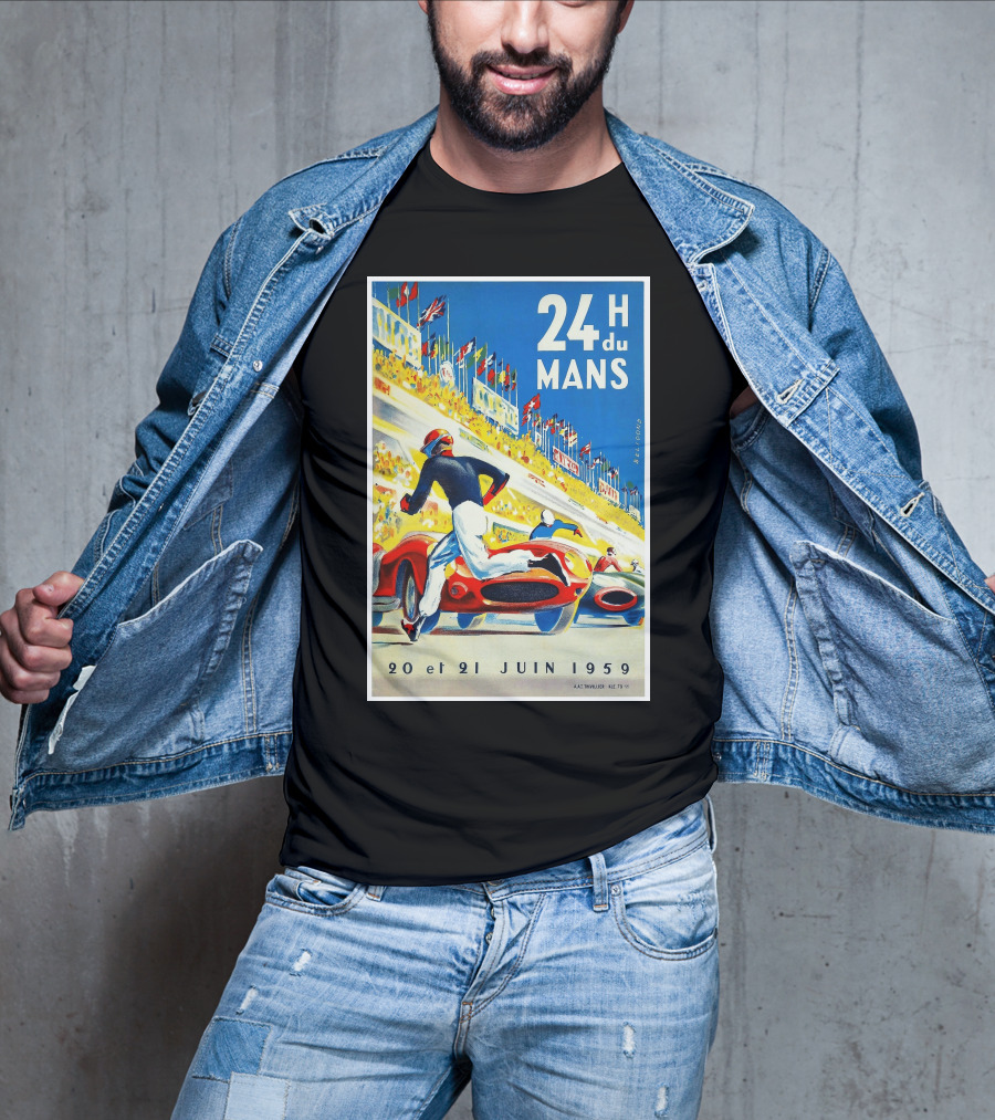 24 Heures Du Mans 20 Et 21 Juin 1959 Racing Event T-Shirt
