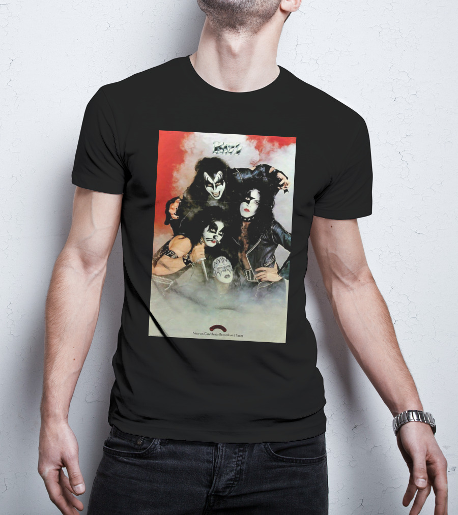 Kiss Band New On Casablanca Records And Tapes T-Shirt