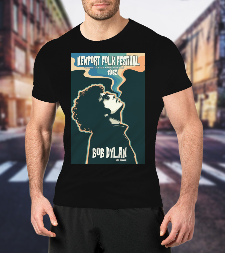 Newport Folk Festival 1965 Bob Dylan T-Shirt