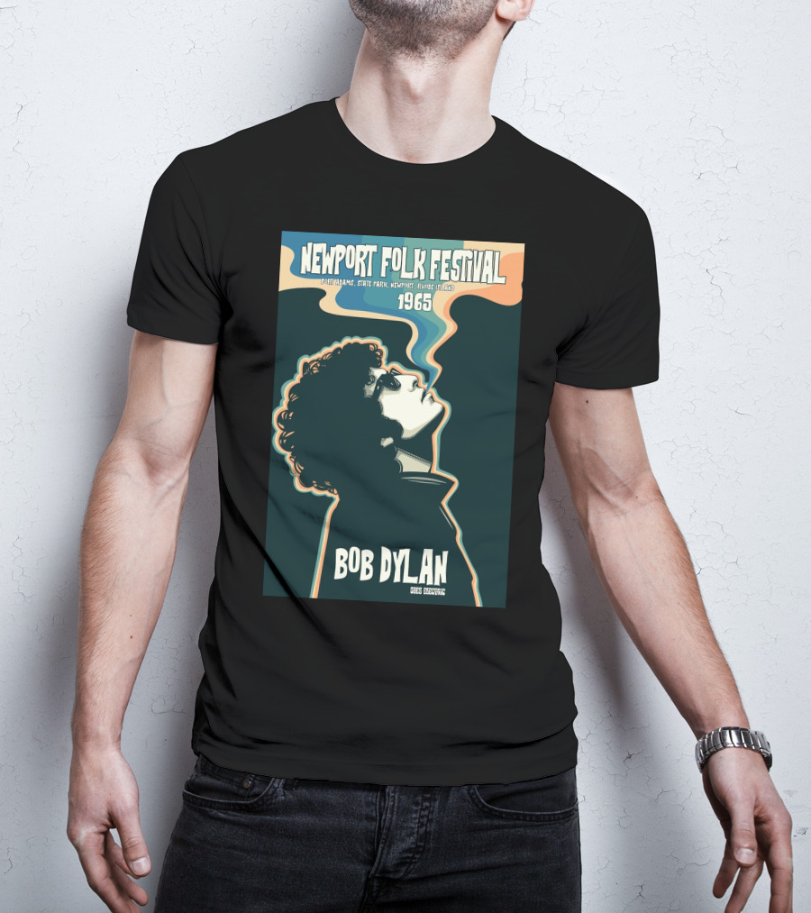 Newport Folk Festival 1965 Bob Dylan T-Shirt