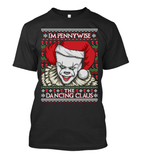Pennywise Ugly Sweater The Dancing Claus Holiday T-Shirt