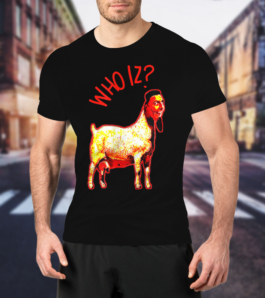 Who Iz Man Myth Legend Goat Nocap T-Shirt