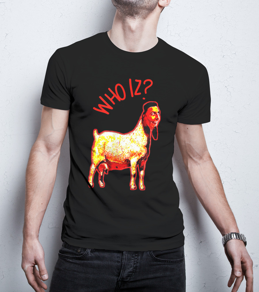 Who Iz Man Myth Legend Goat Nocap T-Shirt