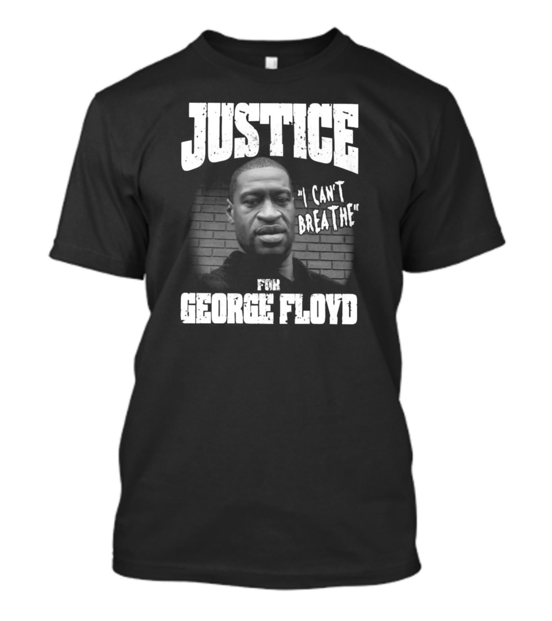 Justice I Can't Breathe For George Floyd T-Shirt