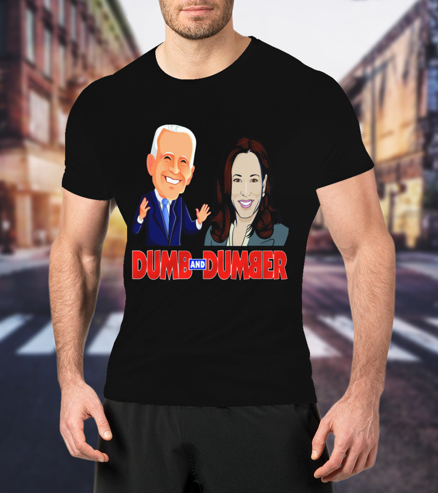 Dumb And Dumber Political Caricature Duo T-Shirt