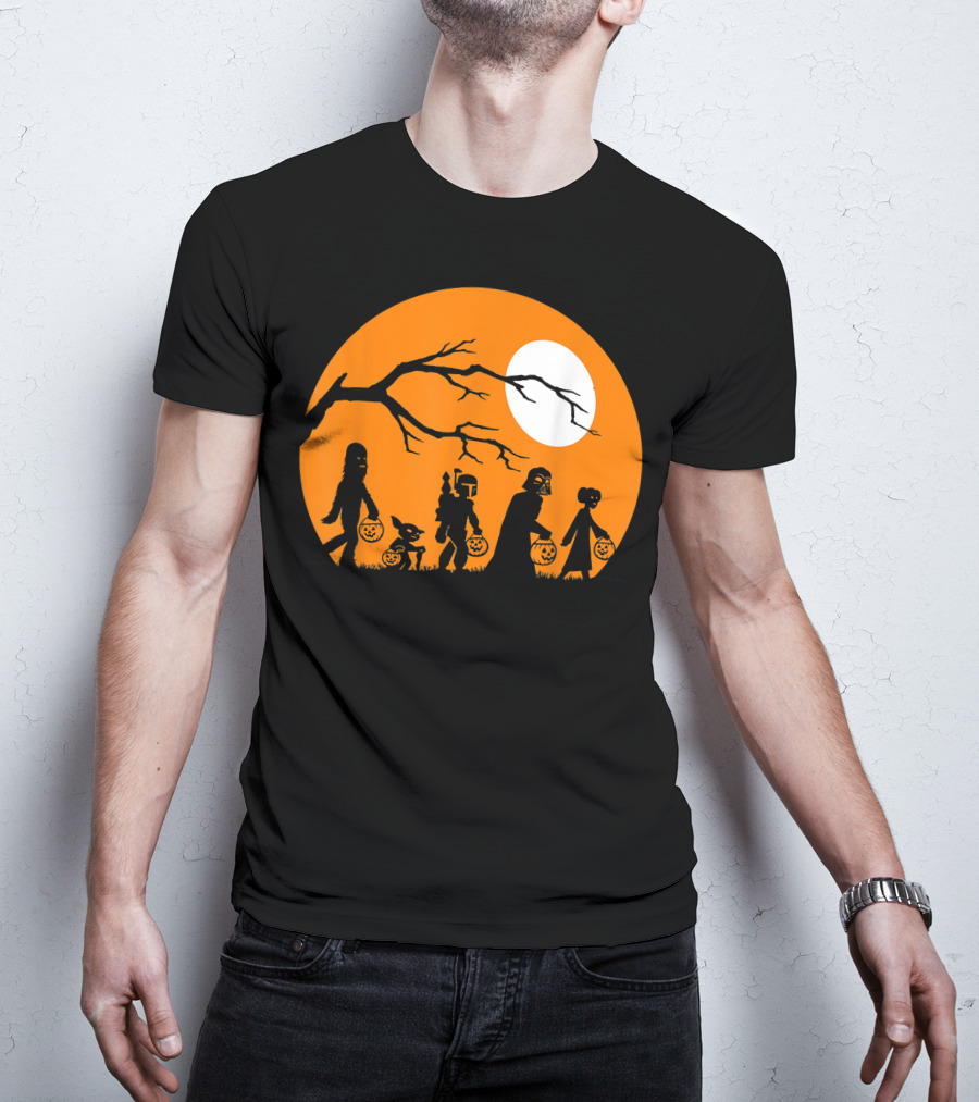 Trick Or Treat Halloween Characters Star Wars T-Shirt