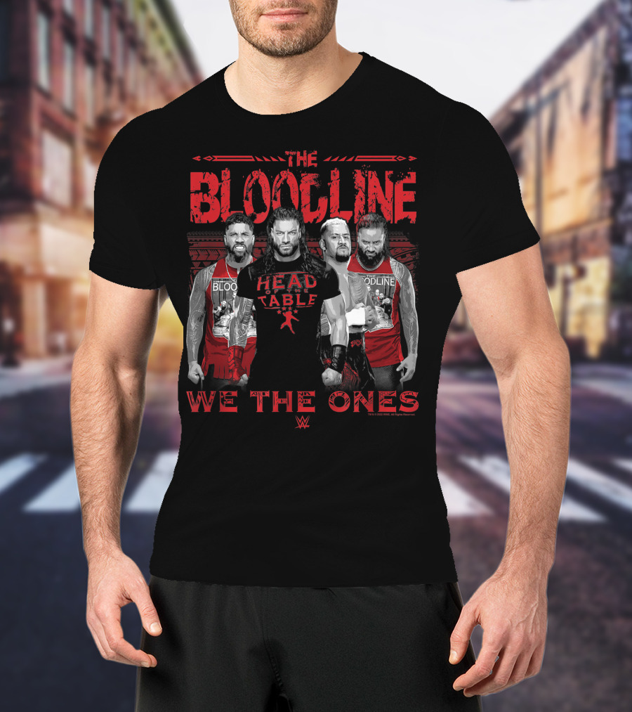 WWE The Bloodline Head Of The Table We The Ones T-Shirt