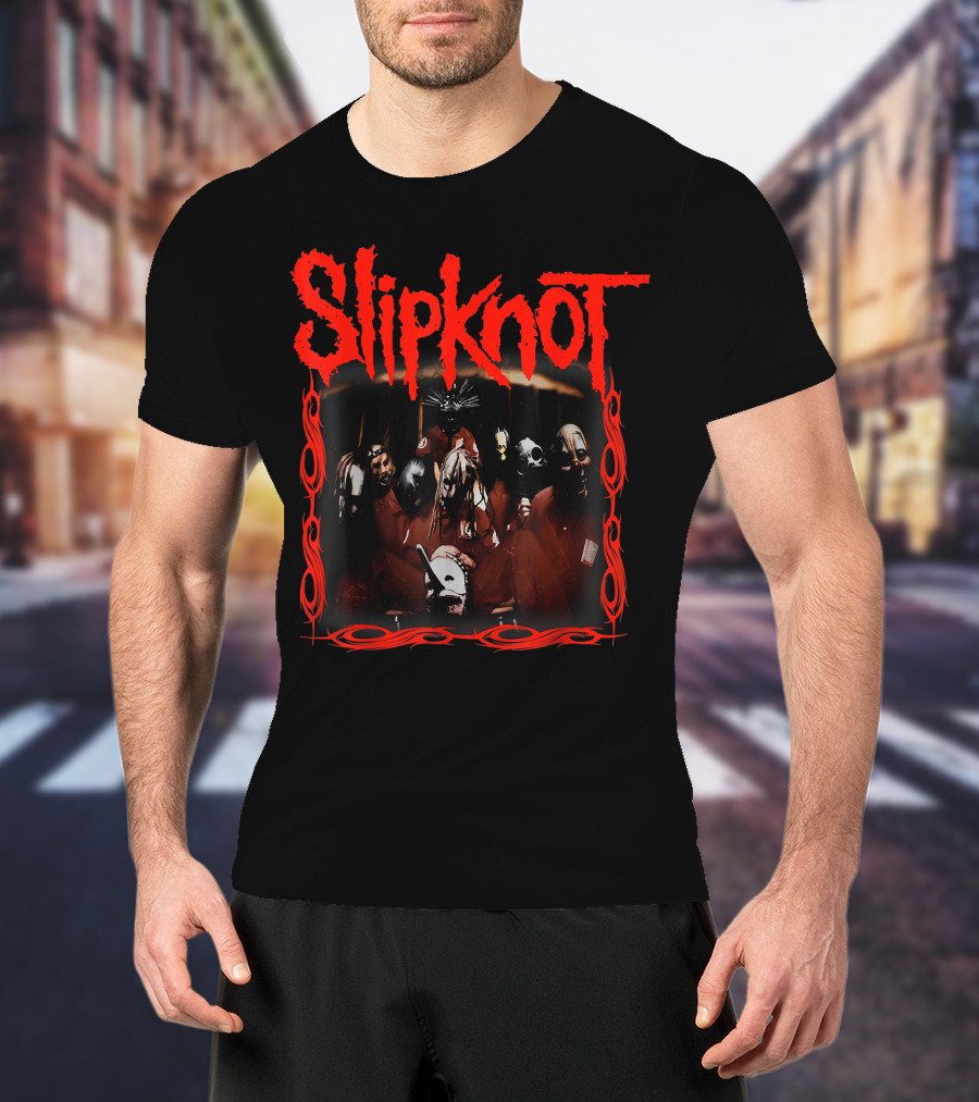 Slipknot Halloween Horror Masked Band Members T-Shirt
