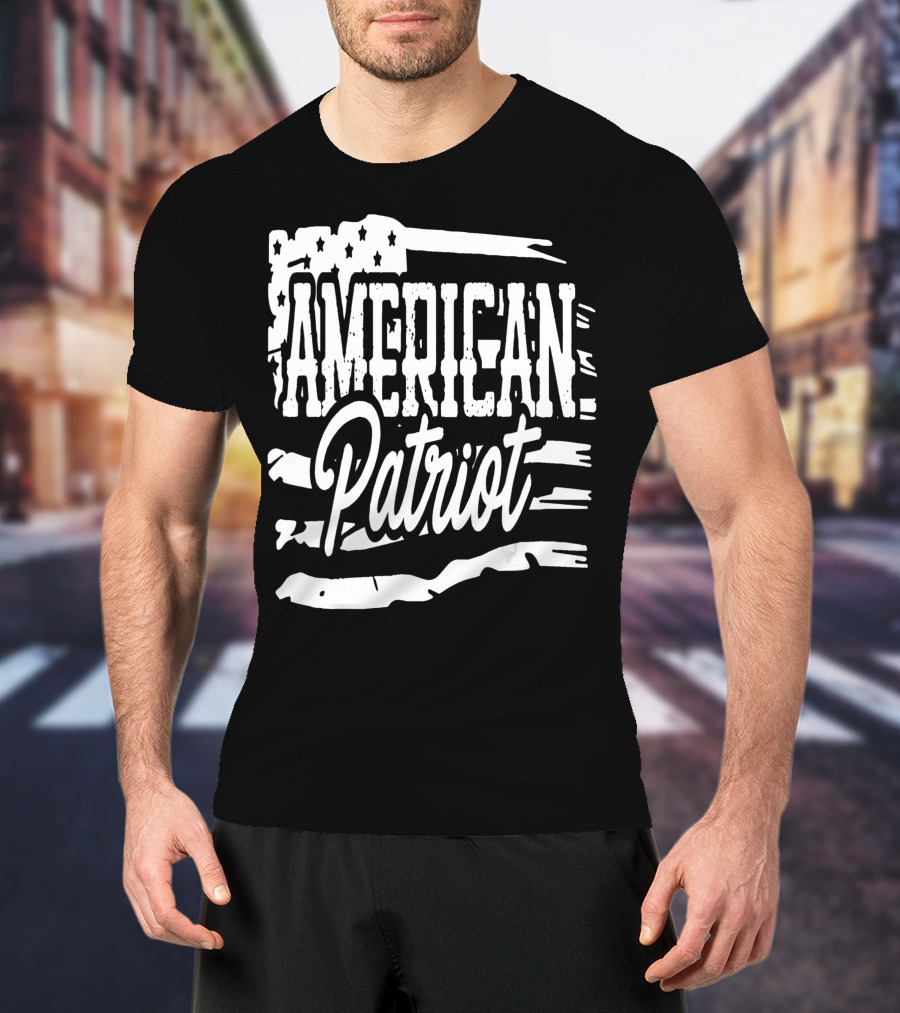 American Flag Patriot USA Decor Party American Patriotic Party T-Shirt
