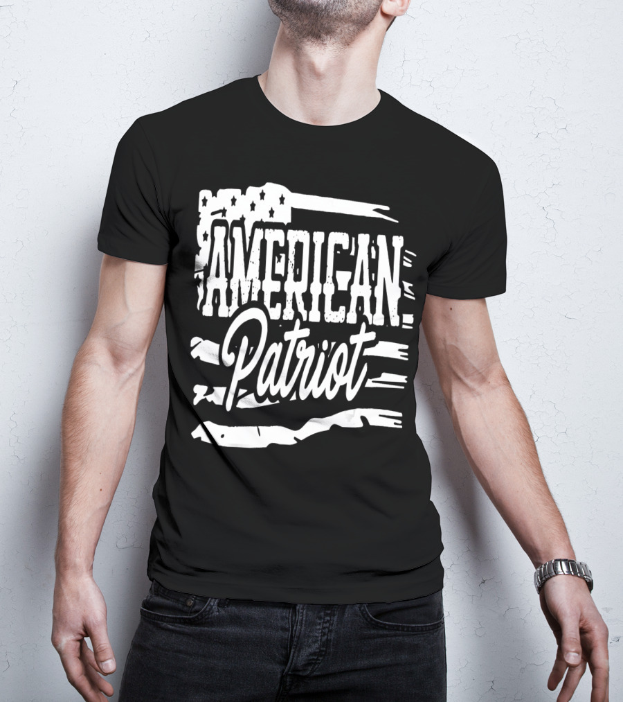 American Flag Patriot USA Decor Party American Patriotic Party T-Shirt