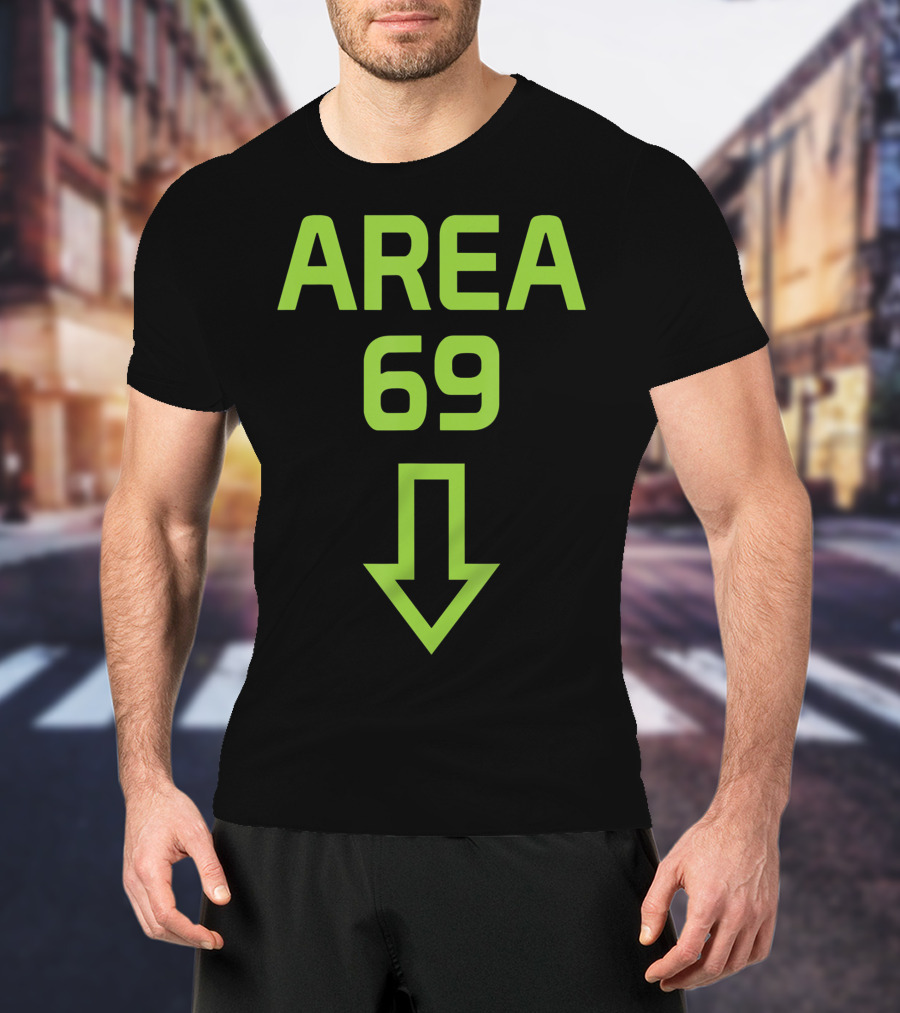AREA 69 Down Arrow T-Shirt